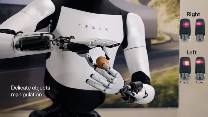 découvrez le robot d'elon musk qui fait sensation avec sa danse incroyable. alliant technologie innovante et divertissement, ce robot captivant ne manquera pas de vous surprendre par ses mouvements gracieux et sa synchronisation époustouflante. plongez dans le futur de la robotique et laissez-vous émerveiller par cette performance unique !